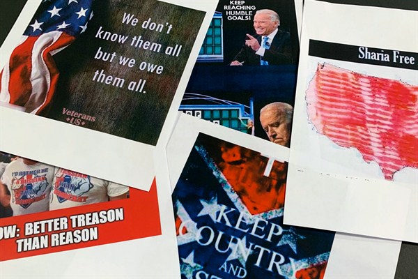 A collection of Instagram posts, which Facebook, its owner, removed from the site in October 2019 after concluding that they originated from Russia and had links to the Internet Research Agency, (AP photo by Jon Elswick).