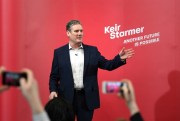The newly elected Labour Party leader, Keir Starmer, delivers a speech at Westminster Cathedral Hall, London, Jan. 31, 2020 (PA Wire photo by Stefan Rousseau via AP Images).