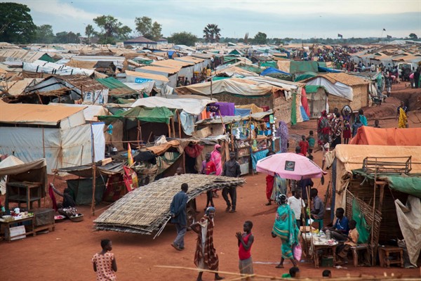 A United Nations camp for internally displaced people in Wau, South Sudan, May 14, 2017 (AP photo).