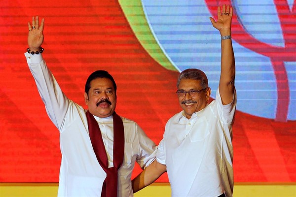In Sri Lanka’s Elections, a Rajapaksa Win Would Seal Democracy’s Fate