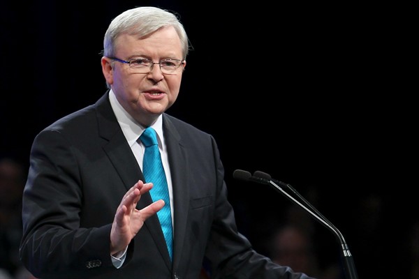 Kevin Rudd on ‘an Infinitely More Assertive China’ Under Xi Jinping