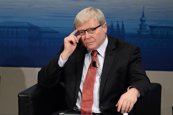 ‘An Infinitely More Assertive China’: Kevin Rudd on the Impact of Xi Jinping