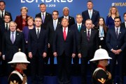 World leaders attend a ceremony during the NATO Leaders Meeting in Watford, U.K., Dec. 4, 2019 (AP photo by Francisco Seco).