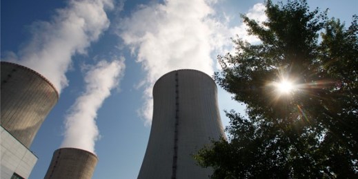 Cooling towers of the Dukovany nuclear power plant in the Czech Republic, Sept. 27, 2011 (AP photo by Petr David Josek).