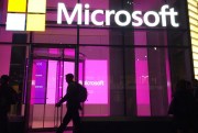 A Microsoft office in New York, Nov. 10, 2016 (AP photo by Swayne B. Hall).