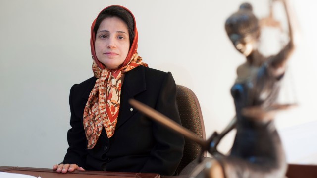 Iranian human rights lawyer Nasrin Sotoudeh