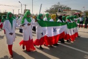 Women march in a procession to celebrate the 25th anniversary of proclaimed independence in Hargeisa, Somaliland, May 18, 2016 (AP photo by Barkhad Dahir).