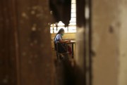A student takes notes inside a classroom at a school in Harare, Zimbabwe, Sept. 28, 2020 (AP file photo by Tsvangirayi Mukwazhi).