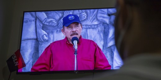 A televised national address by Nicaraguan President Daniel Ortega.