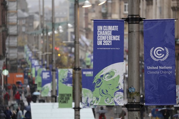 The Glasgow Climate Summit, Turkey in Africa and More