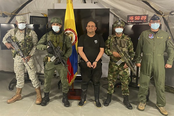 A Colombian Drug Lord’s Victims Protest His Extradition to the U.S.