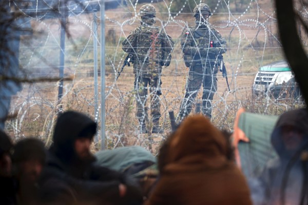 The EU Scrambles to Respond to ‘Hybrid Warfare’ on the Poland-Belarus Border