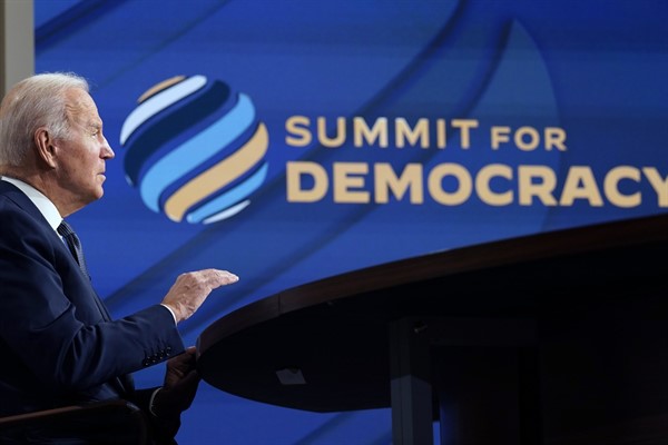 Biden’s Democracy Summit, Russia’s Military Buildup and More