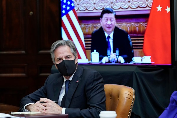 The U.S.-China Rivalry According to China