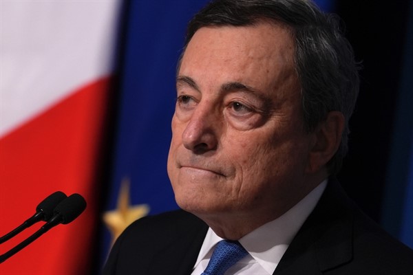 Draghi and Italy Have Been Missing in Action on the Russia-Ukraine Crisis