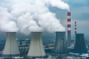 The Laziska coal-fired power plant near Katowice, Poland, where the U.N. climate change conference was held, Dec. 12, 2018 (Photo by Monika Skolimowska for dpa via AP Images).