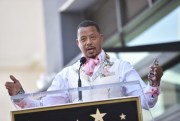 Terrence Howard is honored with a star on the Hollywood Walk of Fame, Los Angeles, Sept. 24, 2019 (Sipa photo via AP Images).