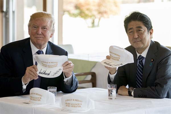 Abe’s Greatest Success Might Have Been Navigating the Trump Years