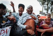 In Kenya, a protest over inflation. Kenya recently agreed to an IMF bailout deal