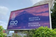 G20 summit 2022 sign