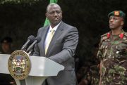 Kenyan President William Ruto speaks