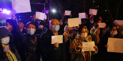 Protests in China over Xi Jinping's "Zero COVID" policy