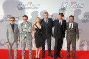 Marvel Studios' actors on the red carpet in Russia, an international market that had previously been good for the box office for the MCU
