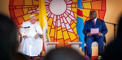 Pope Francis visited Congo and South Sudan in Africa in an effort to shore up the Catholic Church there