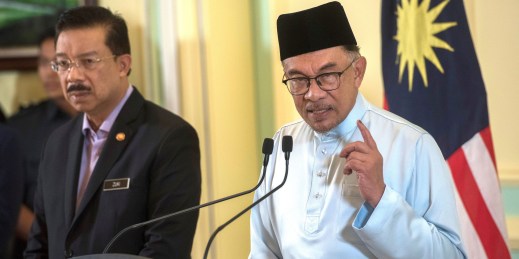 Malaysian Prime Minister Anwar Ibrahim has made a coalition with UMNO.