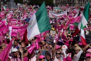 Protests against proposed electoral reforms in Mexico.
