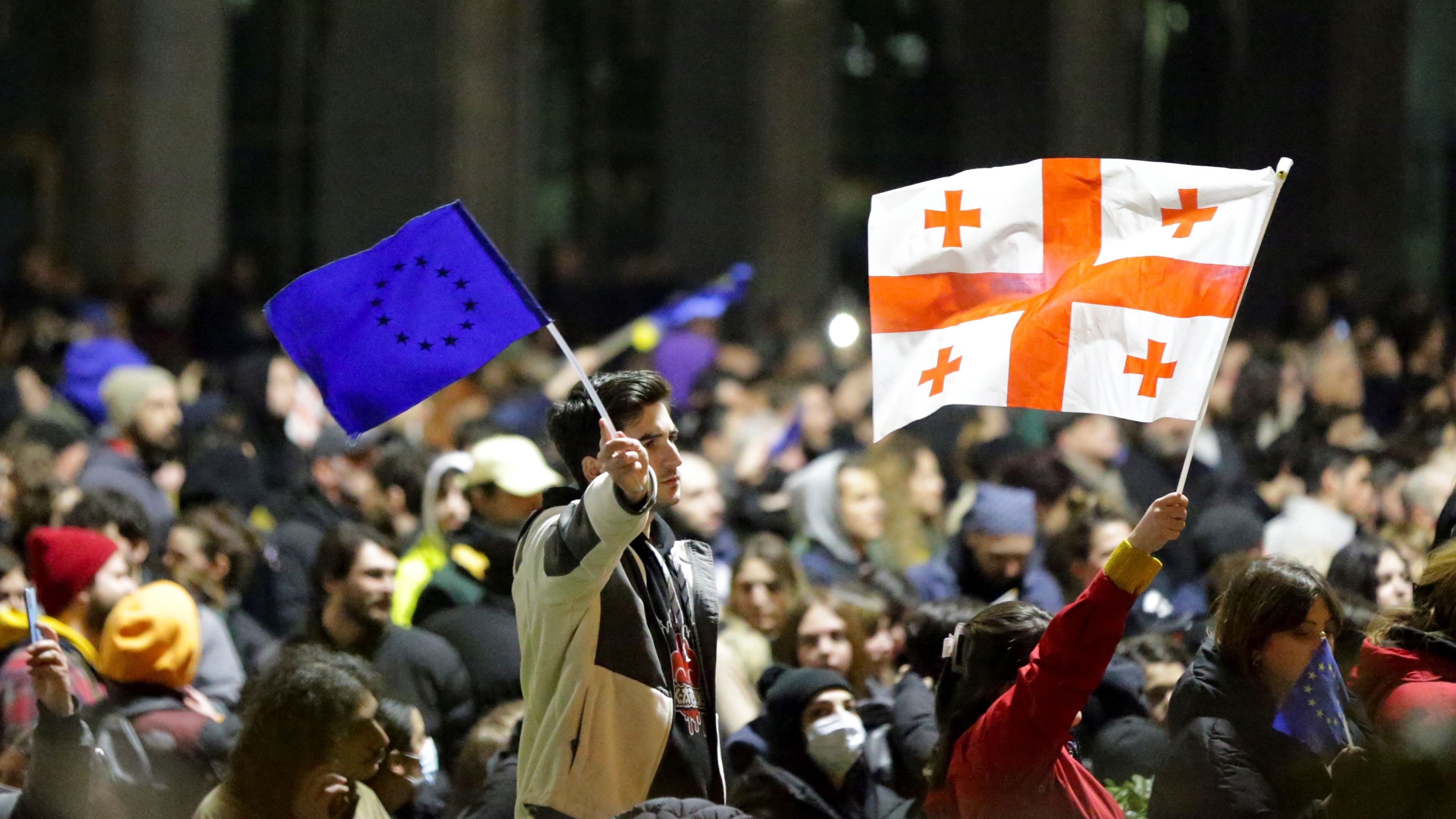 Nach Protesten könnte Georgiens Politik EU-Bewerbung torpedieren