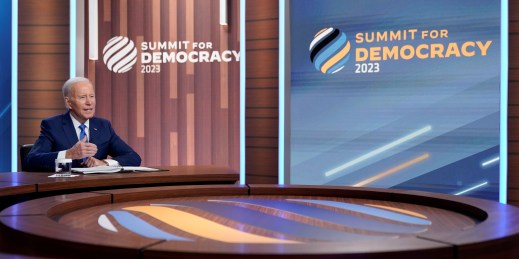 The upcoming Summit for Democracy aims to address the growing threat of autocracy and authoritarianism around the world, with the US seeking to strengthen alliances and counter the influence of countries like China and Russia, while conflicts like the ongoing war in Ukraine underscore the urgency of the issue.