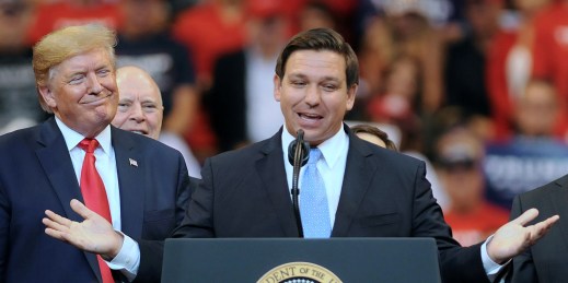 DeSantis implemented strict immigration policies to tighten border control, aiming to address the challenges posed by migrants and shape a comprehensive immigration policy in the United States.