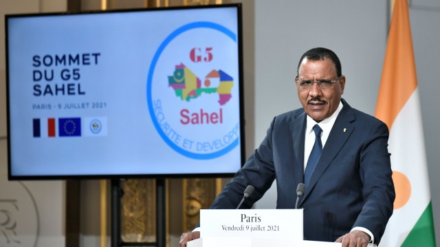 France's strategy in the Sahel region of West Africa involves Mali and Niger.