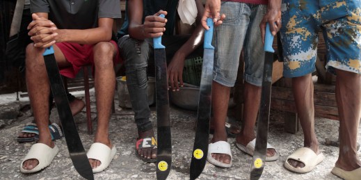 Haiti is currently facing a political crisis characterized by widespread violence instigated by gangs, leading to concerns about security in the country.