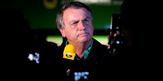 In Brazil, Bolsonaro has been banned from running for election because of his anti-democratic comments.