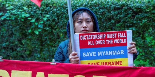 Myanmar's civil war is a conflict in the global battle between democracy and autocracy.