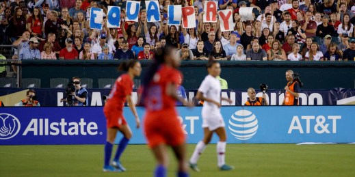 Gender equality in sports will be a major storyline at the 2023 FIFA Women's World Cup.