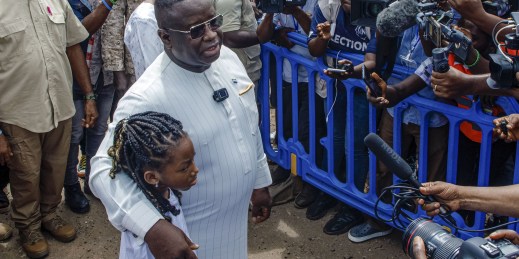 Sierra Leone's contested elections have raised fears about the country's democracy.
