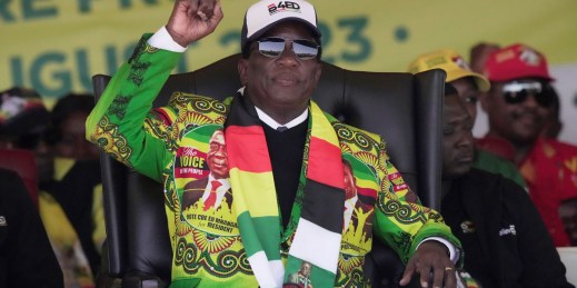 Zimbabwe's election in 2023 will likely see Mnangagwa reelected.