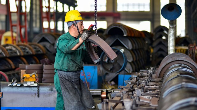 In China, an economic slowdown could affect global trade.
