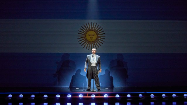 Caesar Samayoa in ‘Evita’ at Shakespeare Theatre Company
