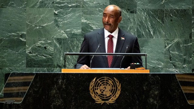 Gen. Abdel Fattah al-Burhan addressed the UN General Assembly about Sudan's civil war.