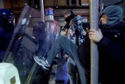Irish Garda Siochana clash with rioters