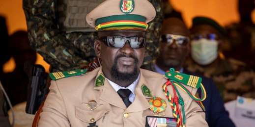 Guinea’s interim president.