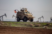 A U.S. military vehicle in Syria.