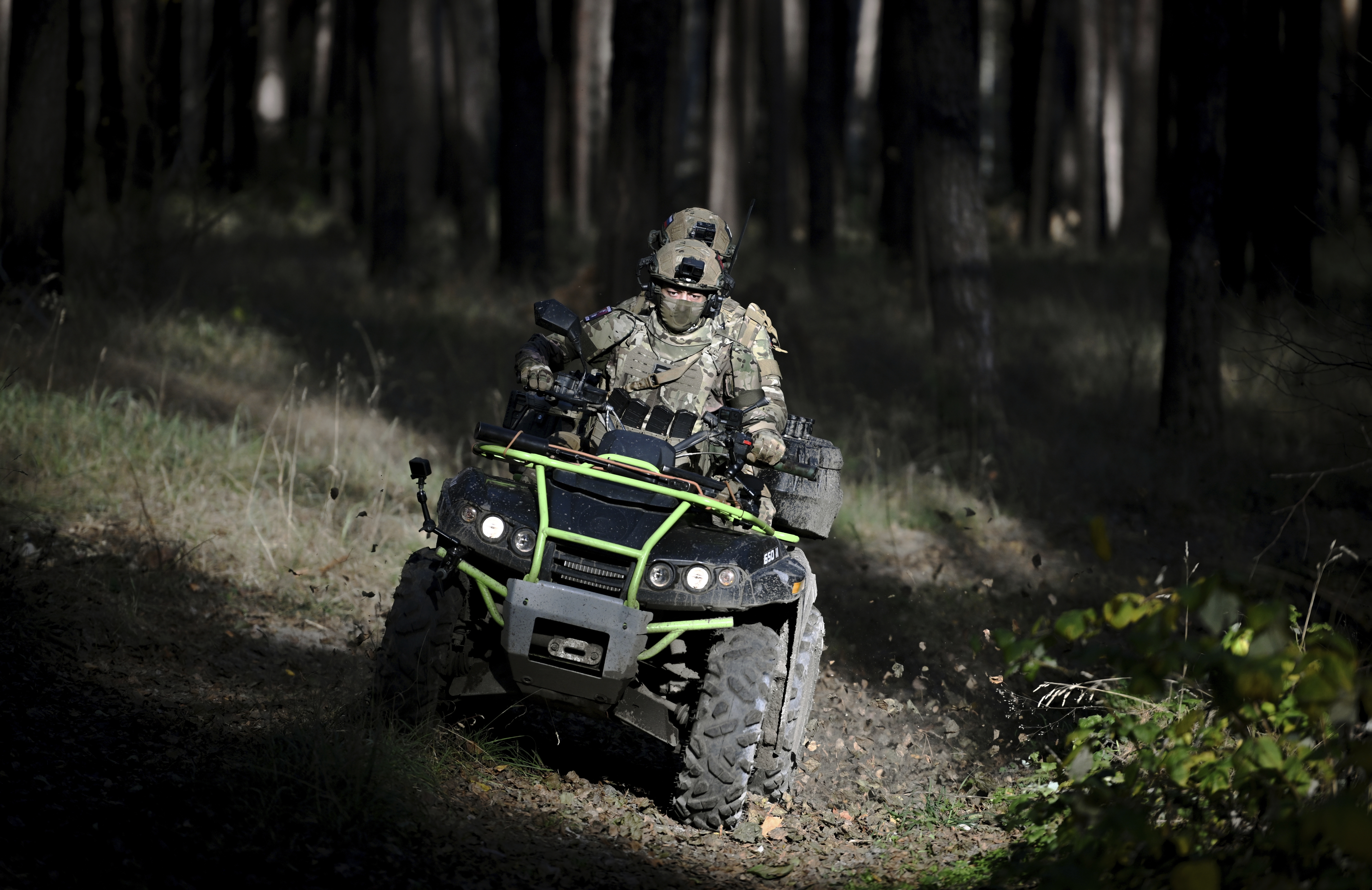 Russian Central Military District’s Tank Division on an ATV.
