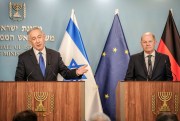 German Chancellor Olaf Scholz and Israeli Prime Minister Benjamin Netanyahu.