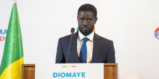 Senegalese then-President elect Bassirou Diomaye Faye