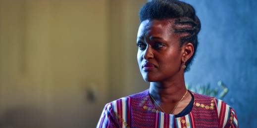 Rwandan Minister for Youth and the Arts Sandrine Umutoni.